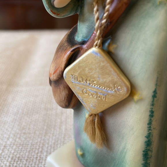 Vintage Hummel Goebel Ceramic Celesial Musician Playing Violin Figurine 7” - Picture 3 of 13